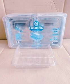 กล่องใส PG - 32 (PET) ยี่ห้อเพนกวิน ฝาล็อค ไม่เป็นไอน้ำ ยกลัง 400 ชิ้น