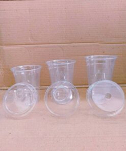 Alternative view of แก้ว PET 16 ออนซ์ ปาก 98 mm. แก้วอย่างเดียว แก้วพร้อมฝา โดม,ฮาฟ,ยกดื่ม ยี่ห้อKK CUP ยกลัง 1,000 ชุด