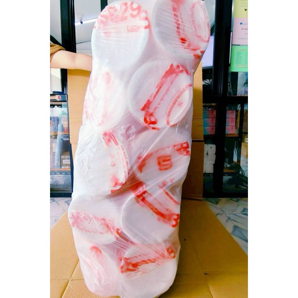(ยกหิ้ว 10 แพค) โฟม SB 29 แพคละ 100 ชิ้น จานกลม 9 นิ้ว ขนาด 21x2 cm. - Image 3
