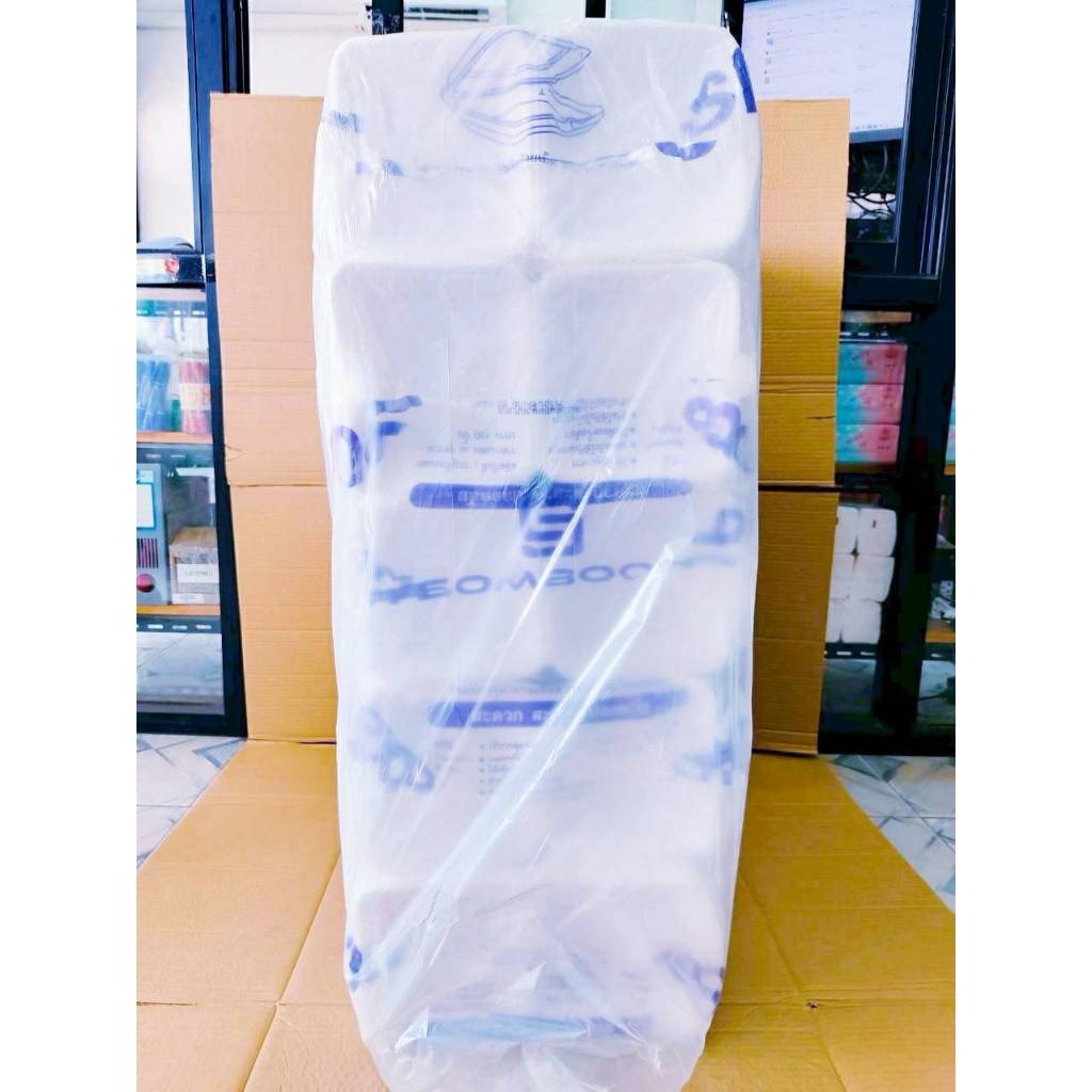 (ยกหิ้ว 5 แพค) โฟม SB 500 แพคละ 100 ชิ้น กล่องข้าว ขนาด 18x17x4 cm. - Image 4