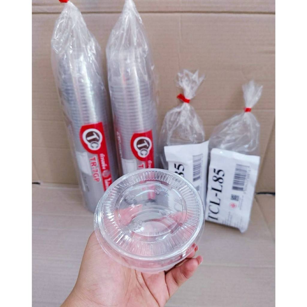 ฝาเรียบ - ฝาโดม ปาก 85 mm. ไม่เจาะรูู ปิดถ้วยพลาสติก ยี่ห้อTC (ยกลัง) 2,000 ชิ้น - Image 6