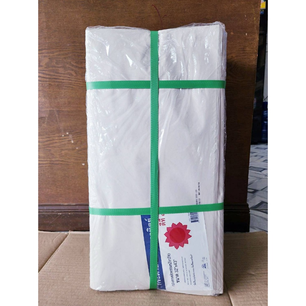 กระดาษซับน้ำมัน กระดาษรองกล้วยทอด กระดาษรองของทอด ขนาดใหญ่ 32x43 นิ้ว ยกมัด 15 แพค - Image 6
