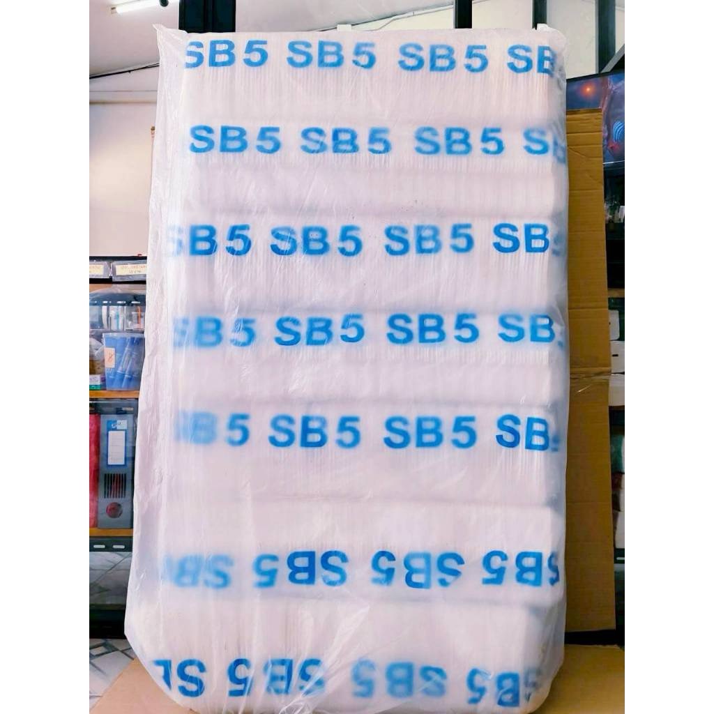 (ยกหิ้ว 7 แพค) โฟม SB 5 (champ5) แพคละ 100 ชิ้น กล่องข้าวก้นเรียบ(ใหญ่) ขนาด 12.5x17.8x5.5 cm. - Image 3