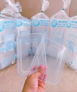Alternative view of กล่องข้าว PP 500 CC. 1 ช่อง ฝาแยก พร้อมฝาปิด กล่องอาหารพลาสติก PP ยกลัง 500 ชุด ยี่ห้อSB