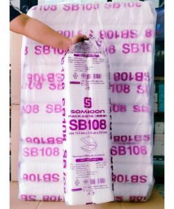 Alternative view of (ยกหิ้ว 10 แพค) โฟม SB 108 แพคละ 100 ชิ้น กล่องข้าวเหนียวหมู ขนาด 11.5x11.5x2.9 cm.